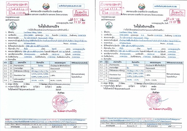 Daraxolacib Drug Inspection Report